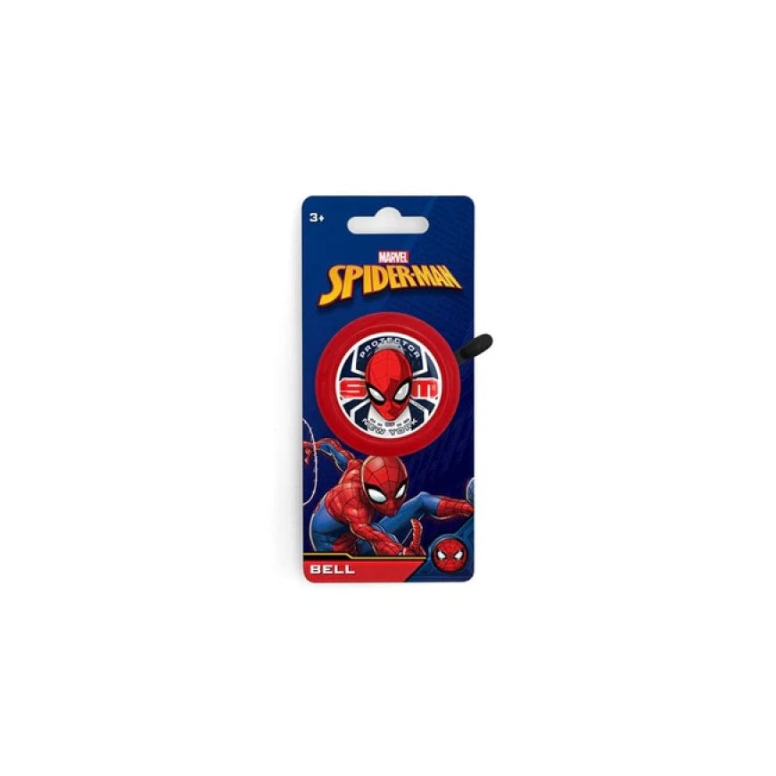 Velosipēdu pulkstenis Spiderman, sarkans