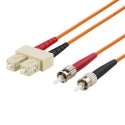 Deltaco FB-42 „InfiniBand“ arba pluoštinis optinis kabelis 2 m 2x SC 2x ST Oranžinė Deltaco FB-42 „InfiniBand“ arba pluoštinis optinis kabelis 2 m 2x SC 2x ST Oranžinė