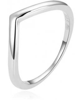 Beneto Minimalist silver ring AGG445L