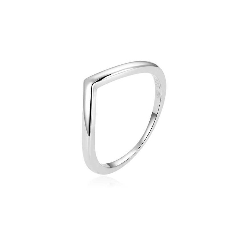 Beneto Minimalist silver ring AGG445L