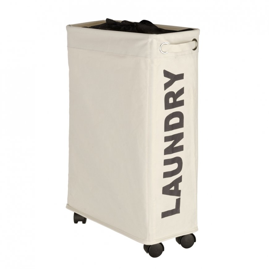 WENKO 3450113100 pesukorv 43 l Nelinurkne Polüester Beež, Must – 4