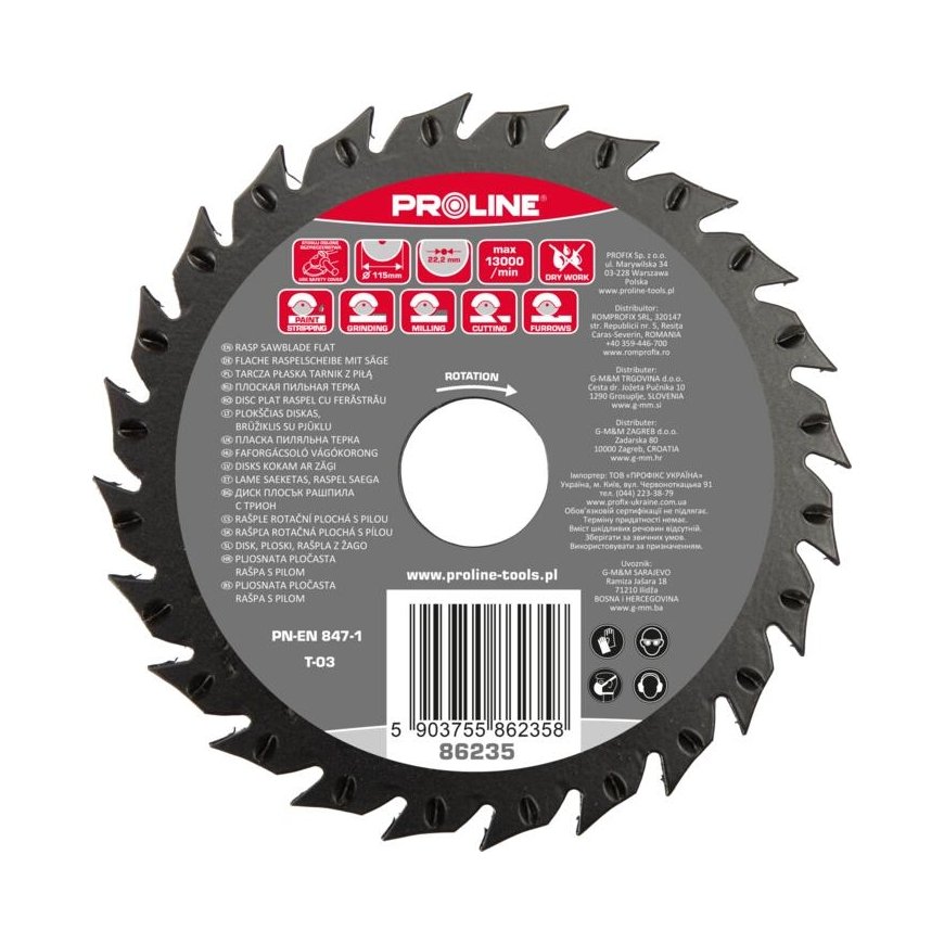 Proline Tools Proline Tools 86236 griezējdisks
