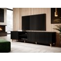 Cama RTV spinta PAFOS 200x42x52 Juoda matinė Cama RTV spinta PAFOS 200x42x52 Juoda matinė