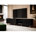 Cama RTV spinta PAFOS 200x42x52 Juoda matinė Cama RTV spinta PAFOS 200x42x52 Juoda matinė
