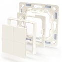 Shelly BLU Wall Switch 4 šviesos jungiklis Plastikas Dramblio kaulo Shelly BLU Wall Switch 4 šviesos jungiklis Plastikas Dramblio kaulo