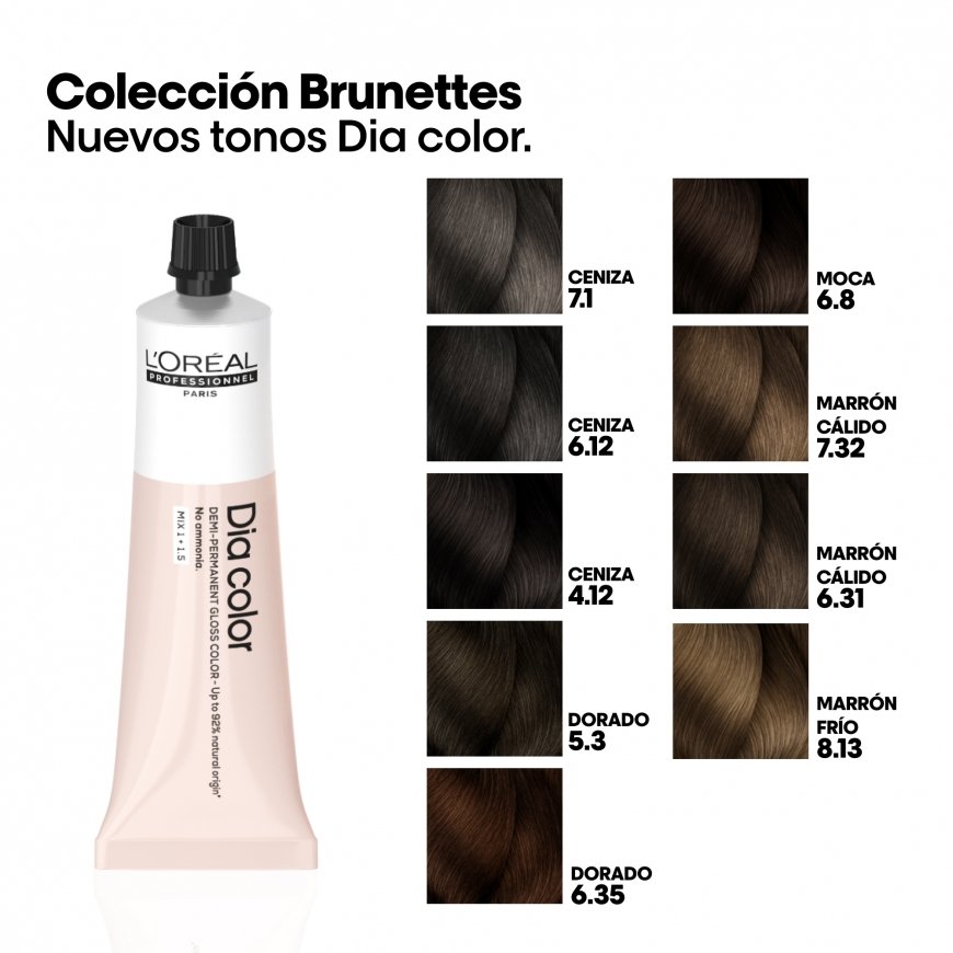 L`Oreal DIA COLOR demi-permanent ammonia-free color