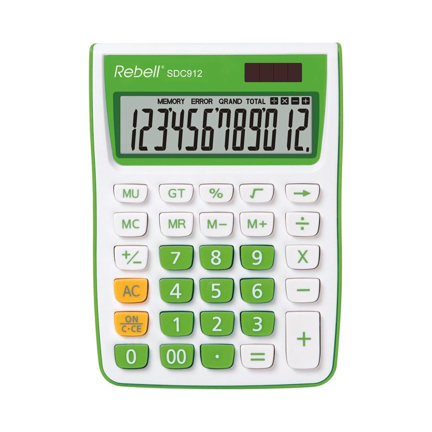 Rebell SDC912 калькулятор Настольный Базовый Зеленый