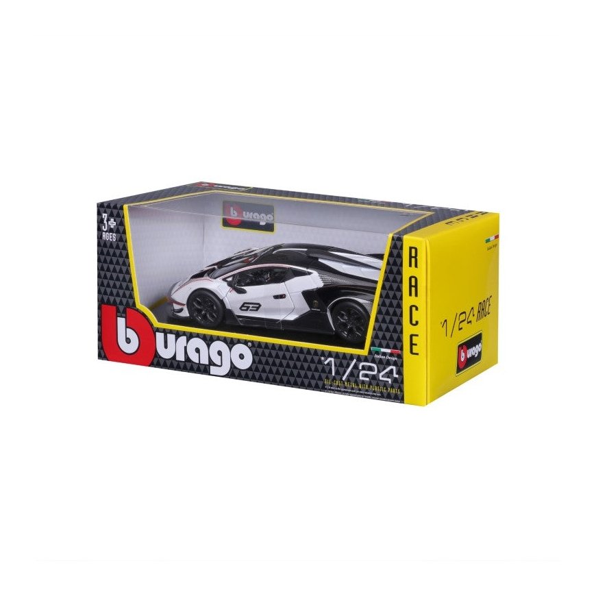 BBURAGO Lambo Essenza SCV12 Superautomobilio modelis Sukomplektuotas 1:24 – 4