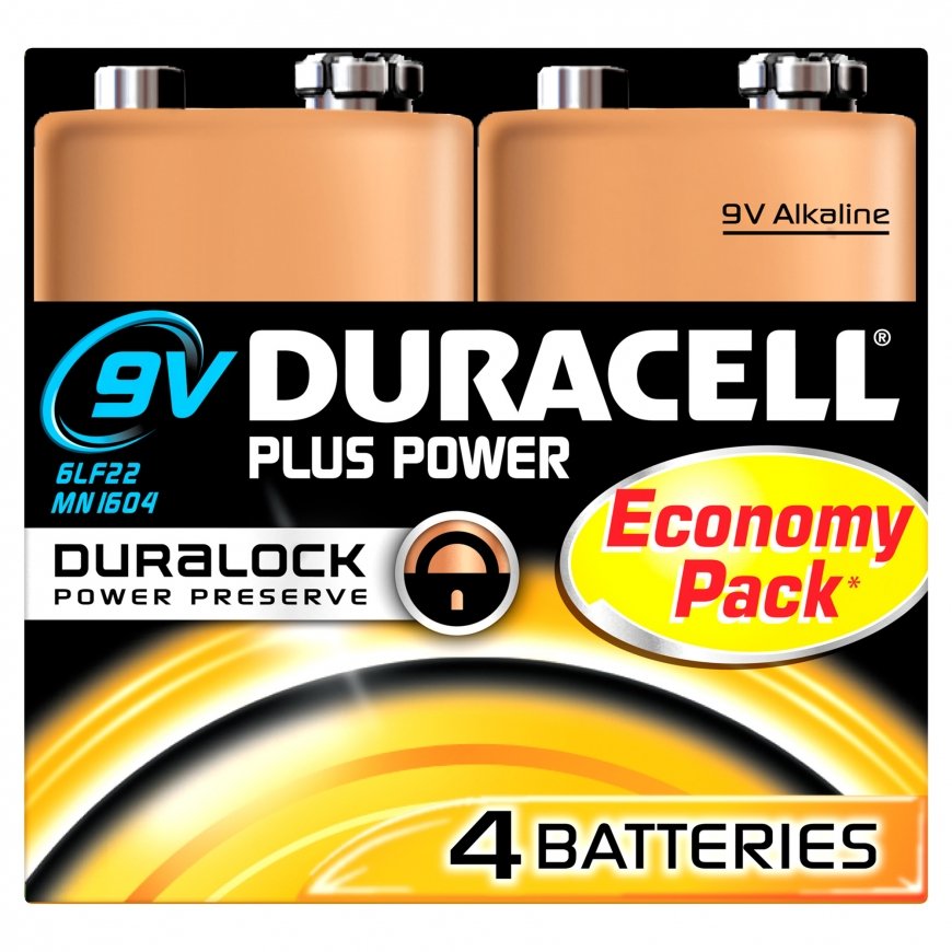Duracell Plus Power Kertakäyttöinen akku 9V Alkali