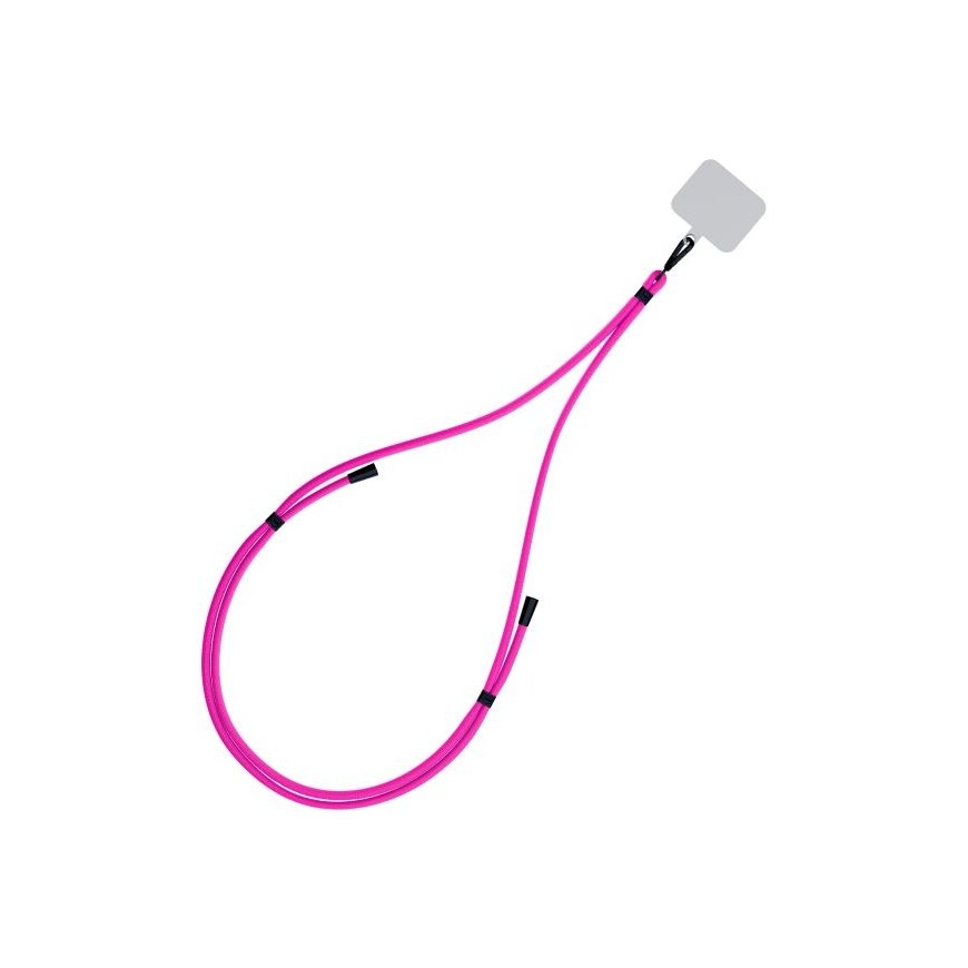 3MK EasyClip strap Mobile phone Nylon, Zinc Black, Pink