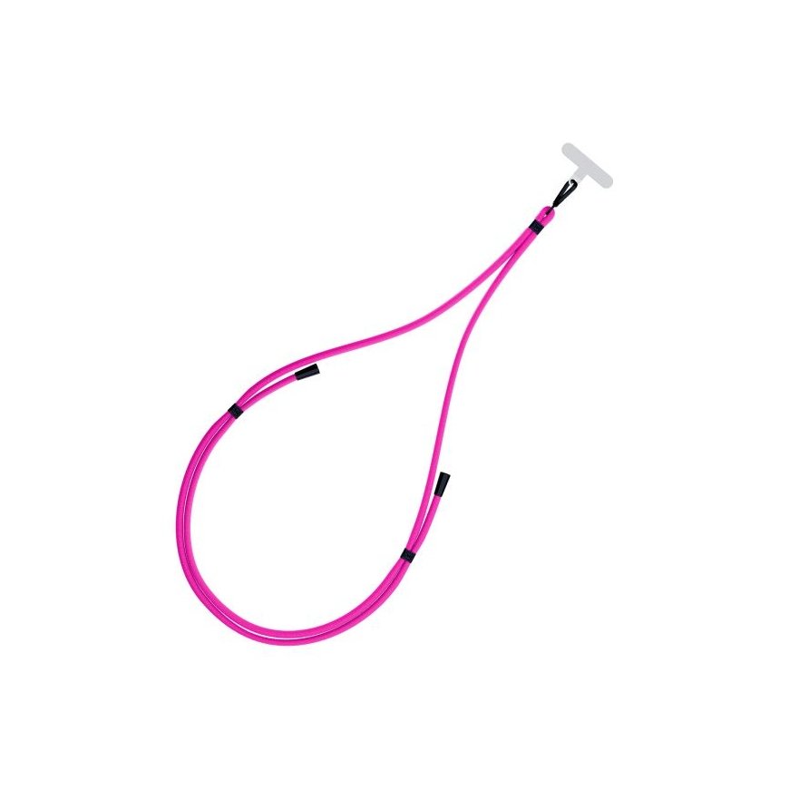 3MK EasyClip rihm Mobiiltelefon Nailon, Tsink Must, Roosa – 2