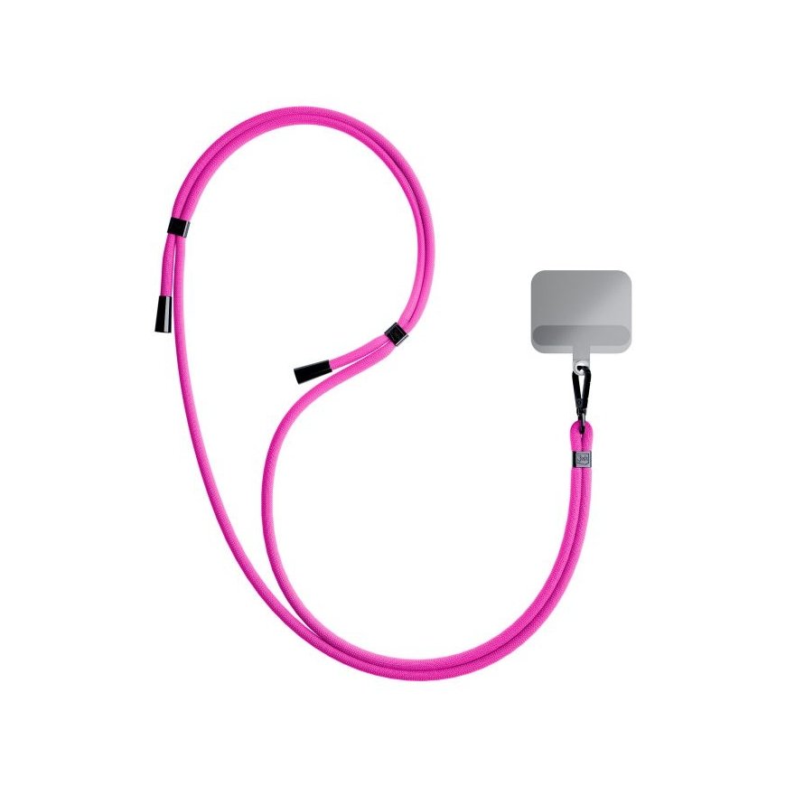 3MK EasyClip strap Mobile phone Nylon, Zinc Black, Pink – 3