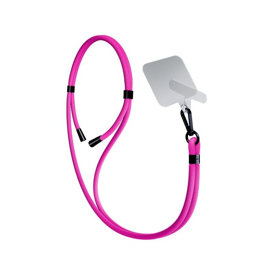 3MK EasyClip siksna Mobilais telefons Neilons, Cinks Melns, Rozā – 4