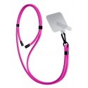 3MK EasyClip rihm Mobiiltelefon Nailon, Tsink Must, Roosa