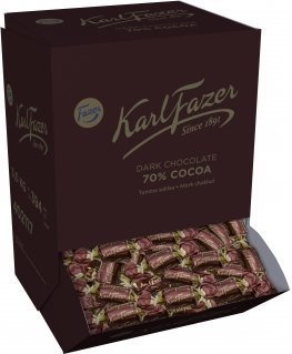 Karl Fazer Dark 70 % -suklaakonvehti, 3 kg