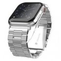 Swissten Metal Band for Apple Watch 38-40mm Silver - 8595217477223 Kellon hihna