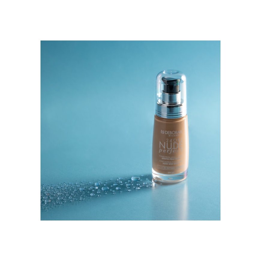Deborah Milano 24ore Nude Perfect Foundation 30 ml 35 g Pudele ar dozētāju Šķidrs/Šķidrums 2 Fair – 3