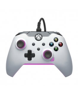 PDP 049-012-WP mängukontroller Roosa, Valge USB Juhtpult Analoog/digitaal PC, Xbox One, Xbox Series S, Xbox Series X
