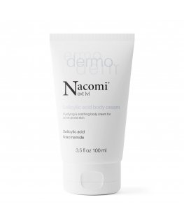 NACOMI_Next Level Dermo oczyszczająco-łagodzący krem do ciała z kwasem salicylowym i niacynamidem 100ml