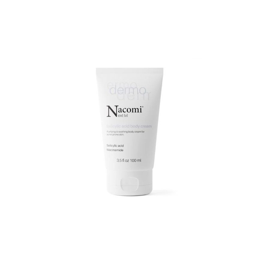 NACOMI_Next Level Dermo oczyszczająco-łagodzący krem do ciała z kwasem salicylowym i niacynamidem 100ml – 2