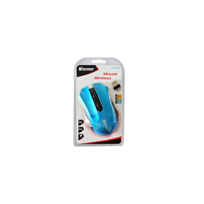 Vakoss TM-658UB mouse Travel Ambidextrous RF Wireless Optical 1600 DPI – 2