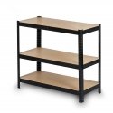Metalinė laikymo lentyna 180 x 90 x 40 cm Humberg HR-813 juoda
