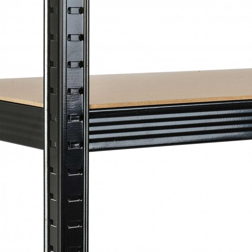Metalinė laikymo lentyna 180 x 90 x 40 cm Humberg HR-813 juoda – 4