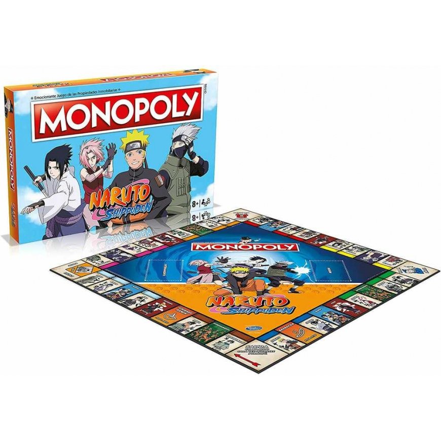 Eleven Force Spanish Naruto Shippuden -monopolipeli – 2