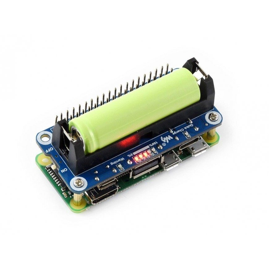Li-Ion battery pack for Raspberry Pi, Waveshare 15141 – 3
