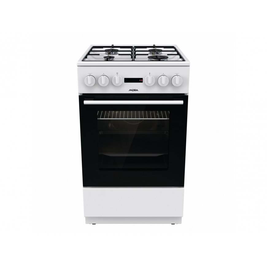 Mora K 224 AW Pastatoma viryklė Elektrinis Dujinė Balta – 2