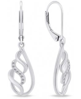 Brilio Silver Brilio Silver Dazzling silver earrings with zircons EA737W