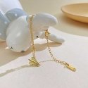 Troli Gorgeous gold-plated anklet with embellishments Troli Gorgeous gold-plated anklet with embellishments