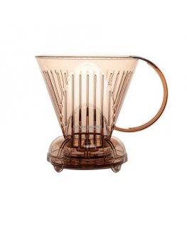 Clever Dripper - L 500ml Läpinäkyvä ruskea + 100 suodatinta