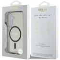 Guess Glitter Circle Classic Logo MagSafe Samsung Galaxy S25 phone case black Guess Glitter Circle Classic Logo MagSafe Samsung Galaxy S25 phone case black