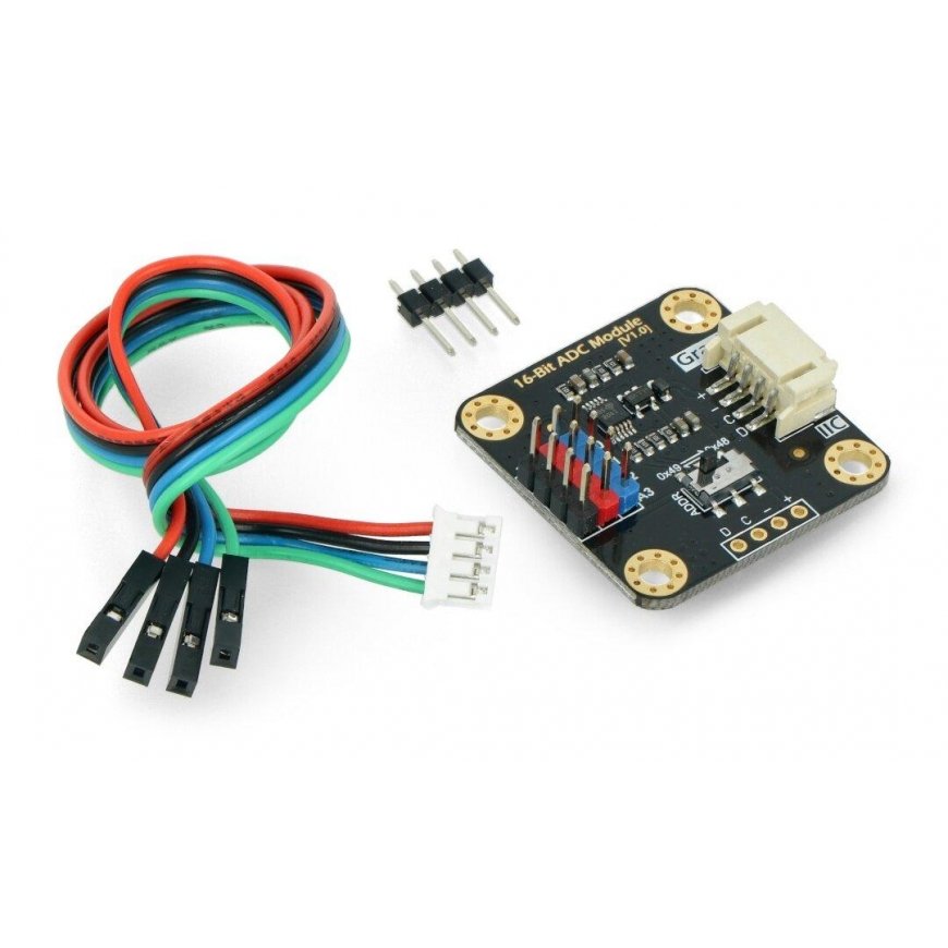 Dfrobot Gravity ADC konverteris ADS1115 16 bitų, 4 kanalų – 3