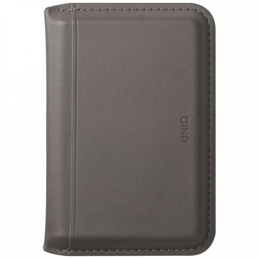 Magnetic RFID wallet UNIQ Lyden DS stand phone gray – 2
