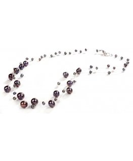 Jwl Luxury Pearls Levitating Dark Real Pearl Kaulakoru JL0325