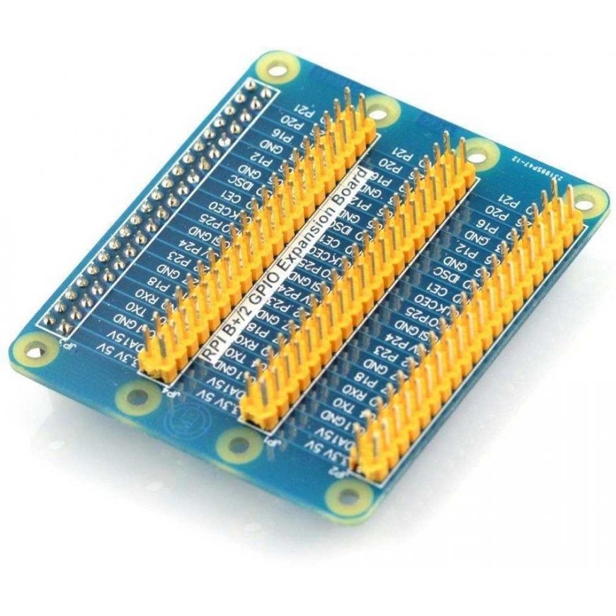 Oem Raspberry PI 4/3/B+/2 GPIO išplėtimo plokštė E1 - mėlyna