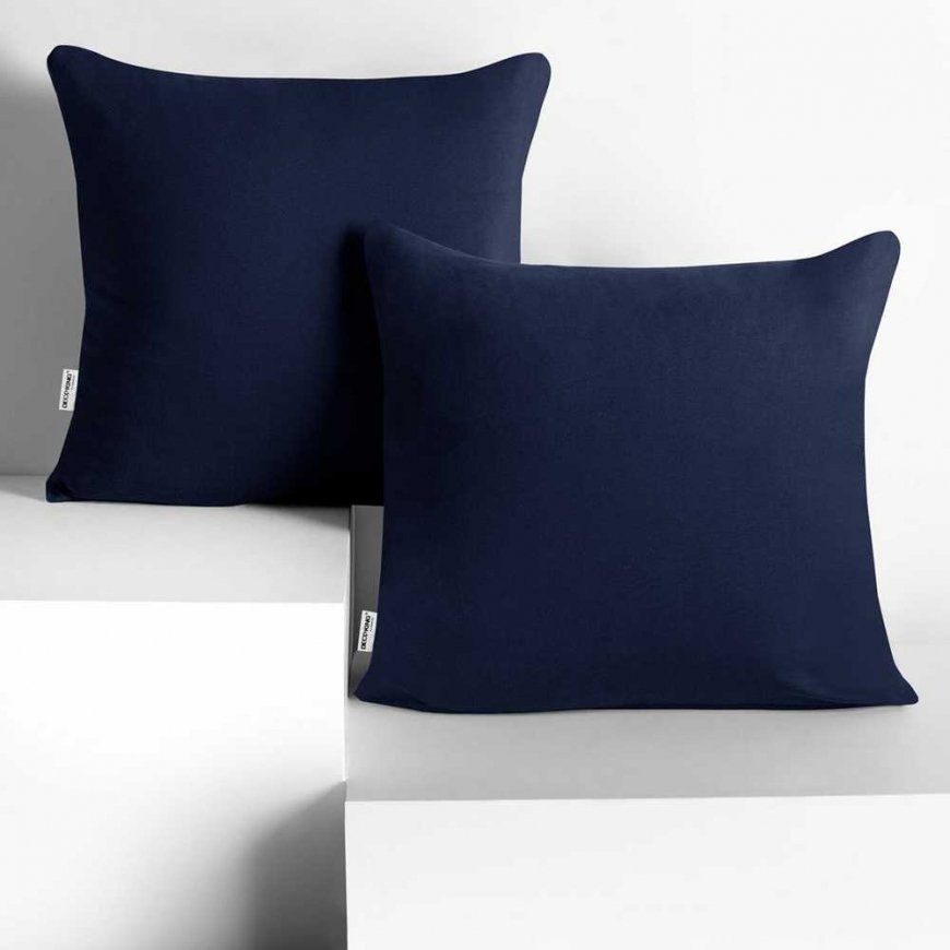 DecoKing Decorative pillowcase in nautical style, classic material type - textile jersey 80x80 – 5