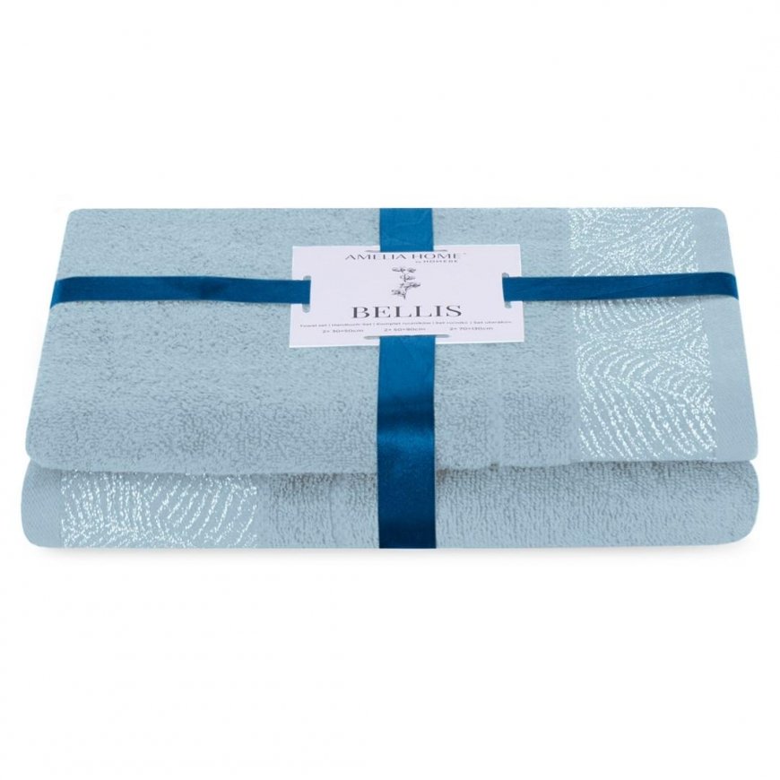 Towel AmeliaHome Towel set, 100% cotton, 50x90 cm (1 pc.), 70x130 cm (1 pc.)