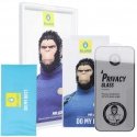 5D Tempered Glass Mr. Monkey Glass – Black for Apple iPhone 15 Pro Max (Strong Privacy)
