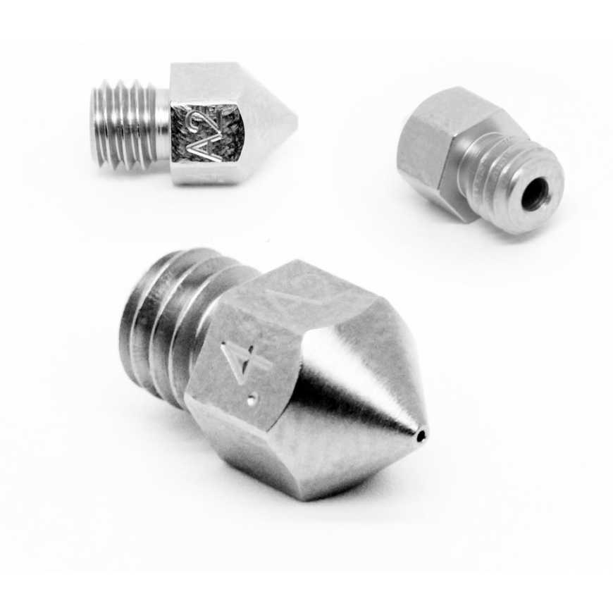 Micro Swiss – MK8 0.80mm padengtas A2 įrankiniu plienu, atsparus nusidėvėjimui antgalis (MakerBot, CraftBot, Creality CR10, Tevo
