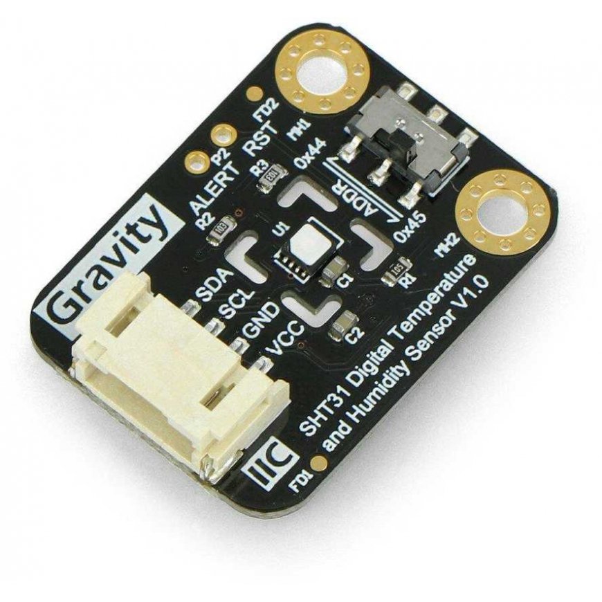 SHT31-F digital temperature and humidity sensor I2C, DFRobot SEN0334