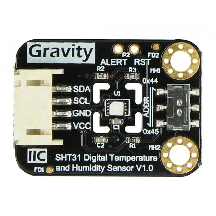 SHT31-F digital temperature and humidity sensor I2C, DFRobot SEN0334 – 2