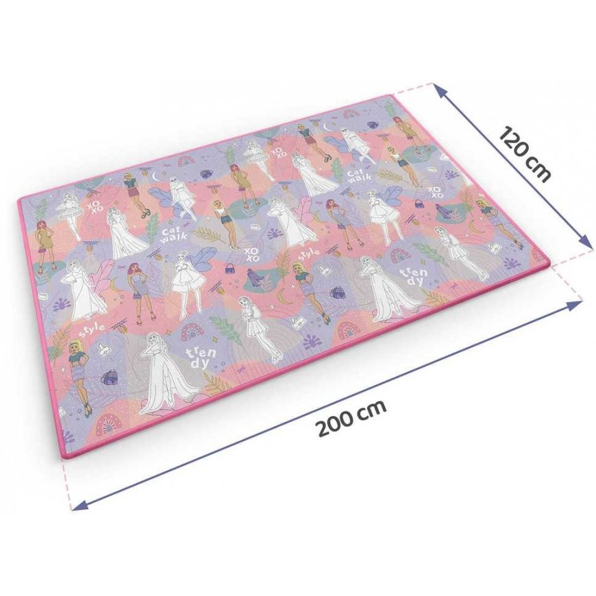 Valssattu vaahtomaalausmatto 200 x 120 x 0,3 cm Ricokids RK-343 – 4