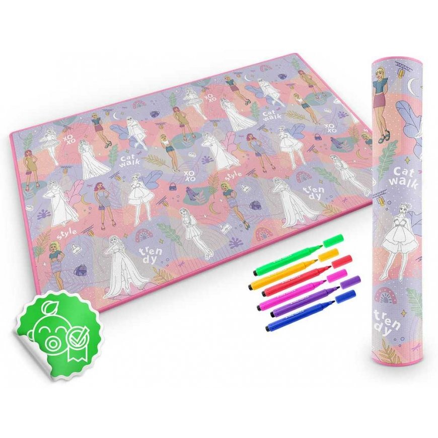 Rolled foam painting mat 200 x 120 x 0.3 cm Ricokids RK-343 – 5