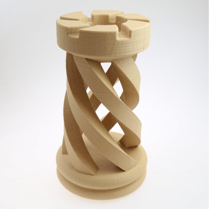 Fiberlogy 3D plastic FiberWood 1.75mm 0.75kg – Natural – 3