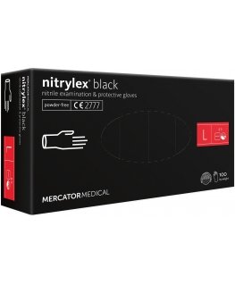 PL Nitrile gloves 100pcs. L - black
