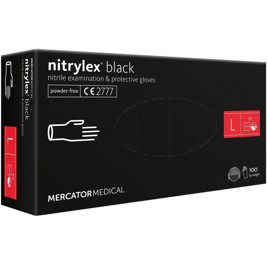 PL Nitrile gloves 100pcs. L -