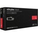 PL Nitrilo pirštinės 100vnt. L - juoda PL Nitrilo pirštinės 100vnt. L - juoda